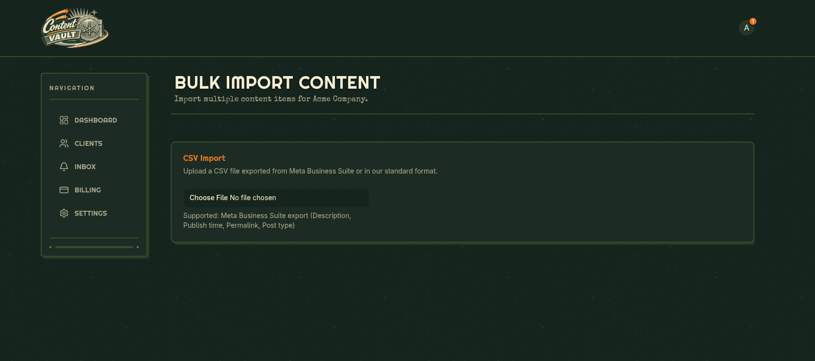 Import What You've Posted